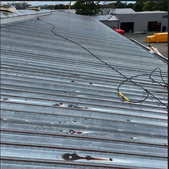 Elastische Dachbeschichtung - vorher